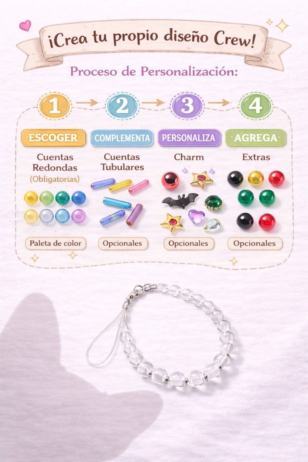 Strap Colgante para Celulares Artesanal | Personalizable