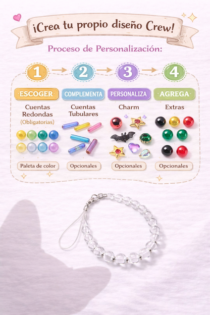 Strap Colgante para Celulares Artesanal | Personalizable