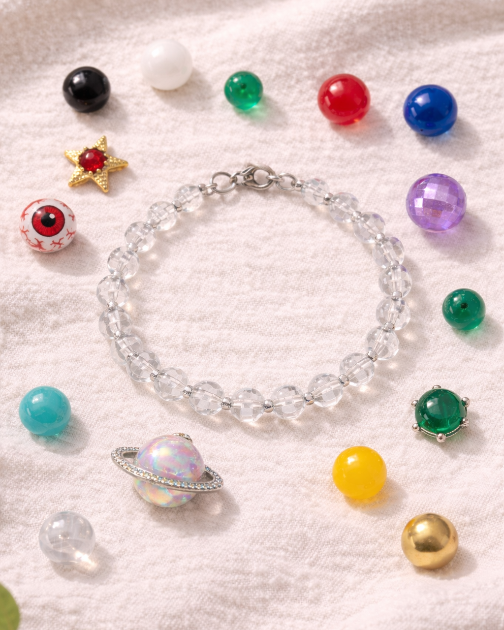 Pulsera Personalizable de Cuentas · Joyería Artesanal Hecha a Mano